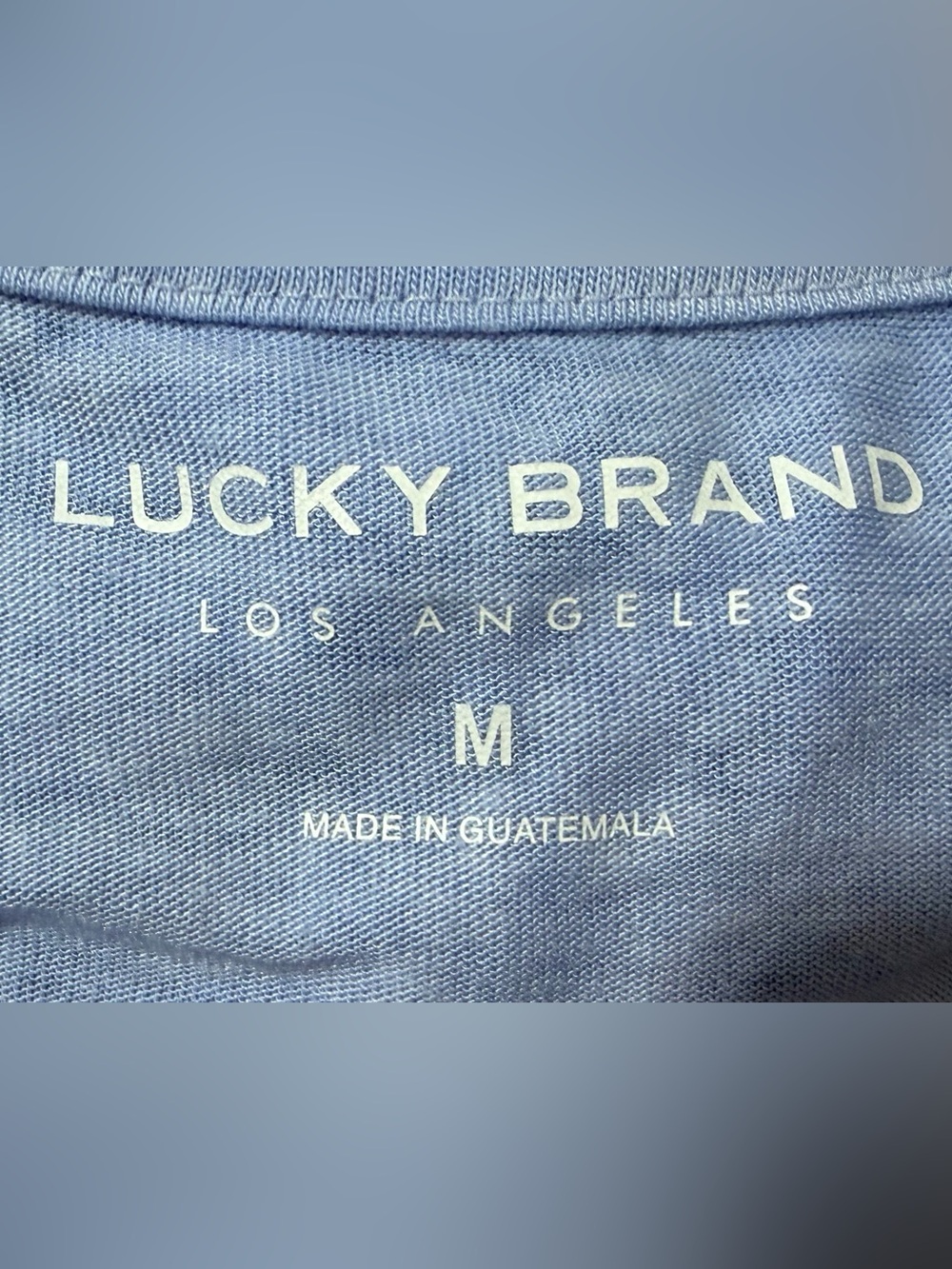 Lucky Brand Blue Floral Graphic Tee - Picture 6 of 8
